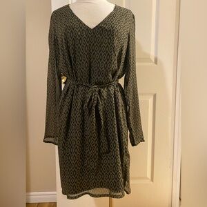 Drylake Army Moss Belt Dress